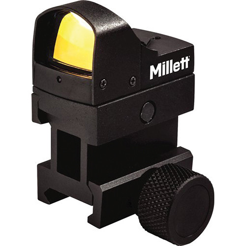 Millett M-Pulse Reflex Sight with 5 MOA Red Dot and Picatinny Riser (Clamshell)