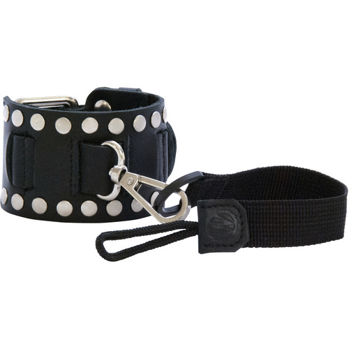 BY Wanderlust CamCuff Leather Camera Wrist Strap (Black)