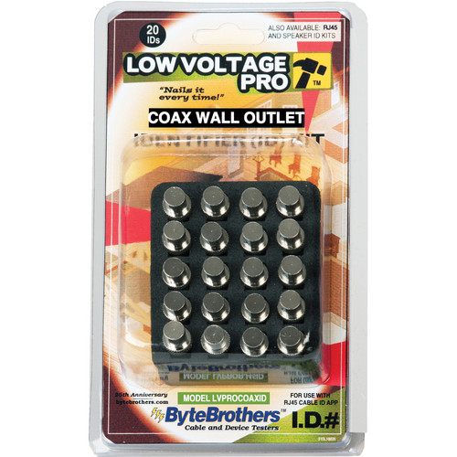 Byte Brothers 20-Piece COAX Wall Jack Mapper Kit