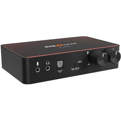 BZBGEAR USB-C 12G-SDI Video Capture Box with Scaler, HDMI 2.0/12G-SDI Loop Out and Audio