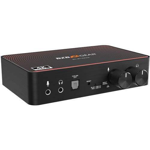BZBGEAR USB-C 4K120 Video Capture Box with Scaler, HDMI 2.1 Loop Out, Audio & HDR10 to SDR Conversion