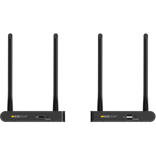 BZBGEAR Air4Kast DCI 4K60 Wireless HDMI Multi-Receiver Extender Kit (1 TX, 2 RX)