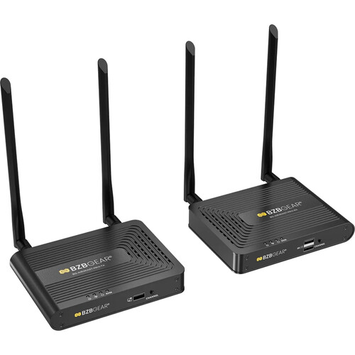 BZBGEAR Air4Kast DCI 4K60 Wireless HDMI Multi-Receiver Extender Kit (1 TX, 1 RX)