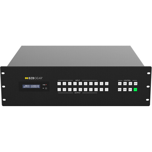 BZBGEAR 16x16 Modular Seamless UHD 4K60 Switching Matrix