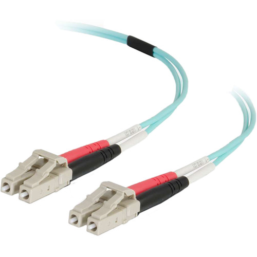 C2G 50/125 LC Male to LC Male Multimode Fiber Optic OM4 Cable (39.4')