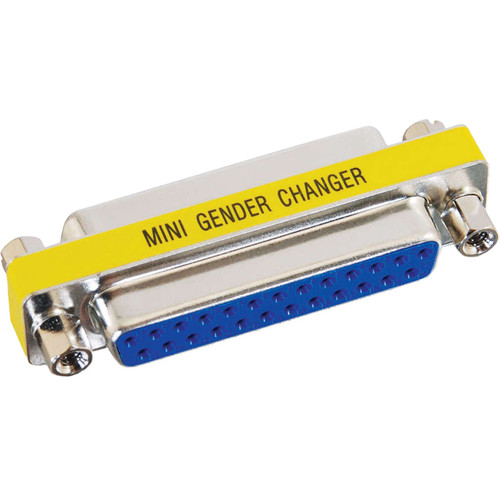 C2G DB25 F/F Mini Gender Changer (Coupler)