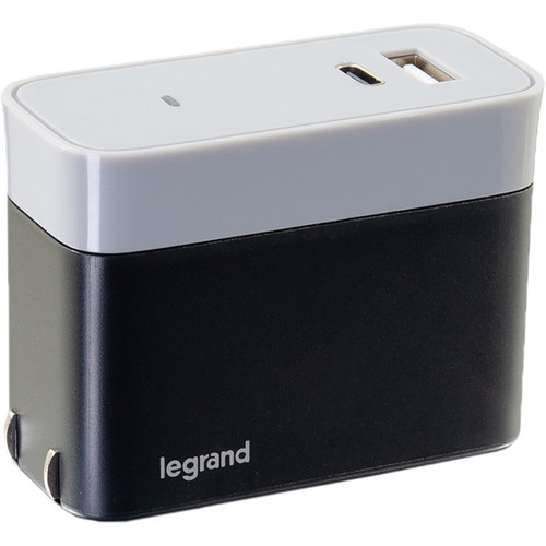 C2G 2-Port USB Type-C & USB Type-A 27W Wall Charger