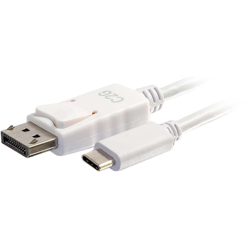 C2G USB Type-C to DisplayPort Adapter Cable (White, 12')