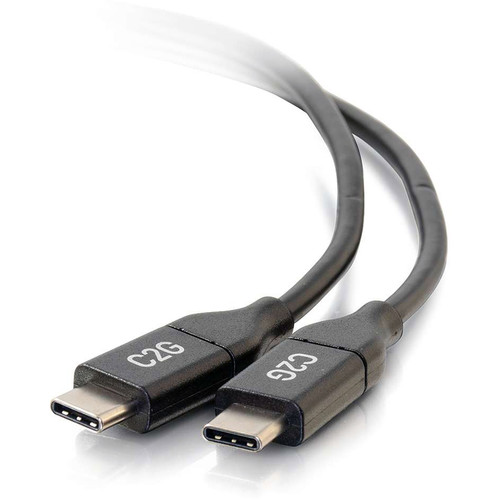 C2G USB 2.0 Type-C Male To Type-C Male Cable (6', 5A)