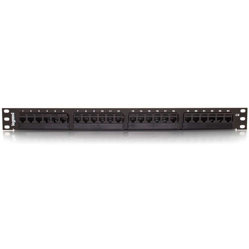 C2G Patch Panel 110-Type CAT6 24-Port