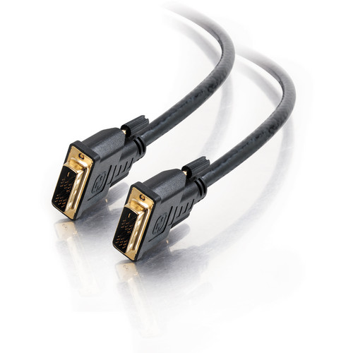 C2G Pro Series DVI-D M/M Single-Link Plenum Video Cable (15', Black)