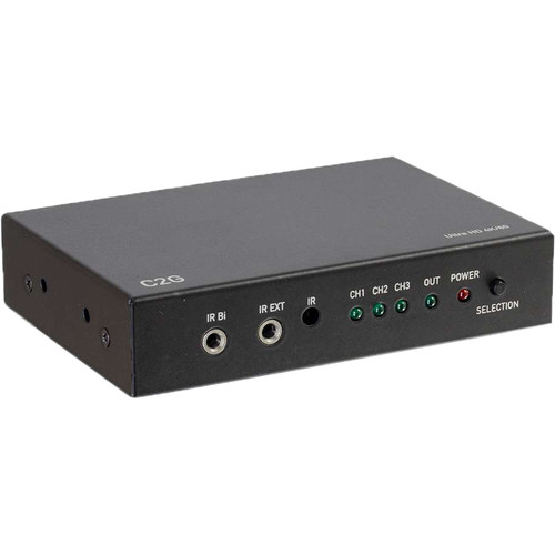 C2G 3 x 1 HDMI 2.0 Switcher