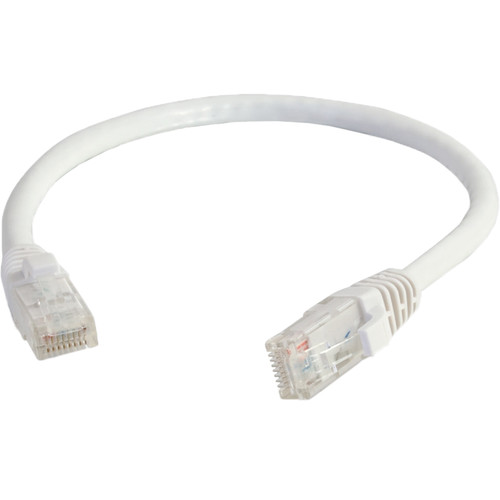 C2G Cat 6a Snagless Unshielded Ethernet Patch Cable (1', White)