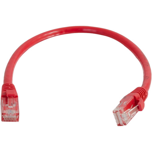 C2G Cat 6a Snagless Unshielded Ethernet Patch Cable (25', Red)