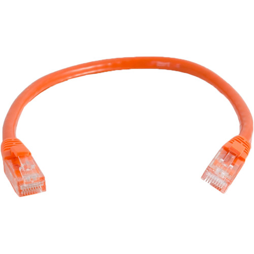 C2G Cat 6a Snagless Unshielded Ethernet Patch Cable (25', Orange)