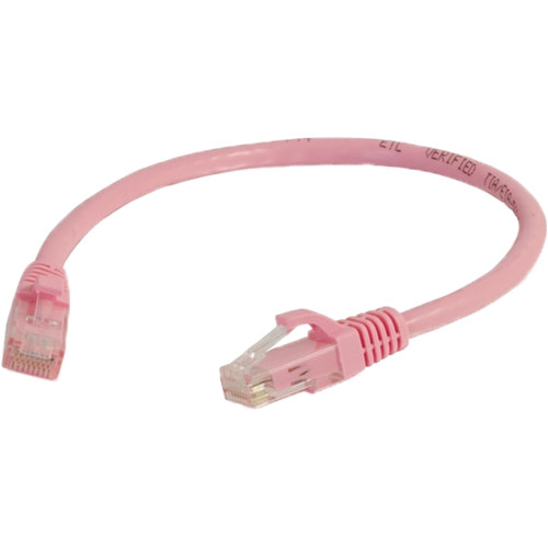 C2G Cat 6a Snagless Unshielded Ethernet Patch Cable (5', Pink)