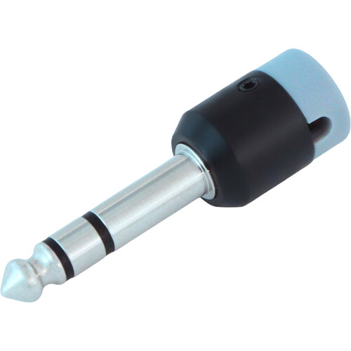 Cable Techniques Low-Profile Right-Angle 1/4" Plug (3-Pole, Standard Gray Cap)