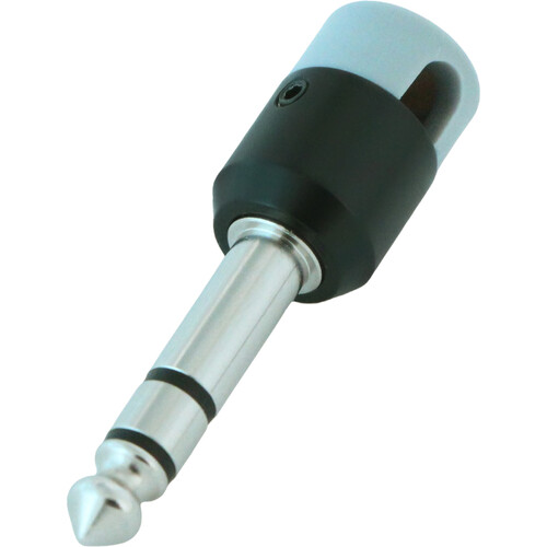 Cable Techniques Low-Profile Right-Angle 1/4" Plug (3-Pole, Large Gray Cap)