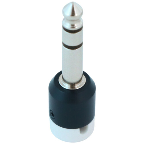 Cable Techniques Low-Profile Right-Angle 1/4" Plug (3-Pole, Standard White Cap)