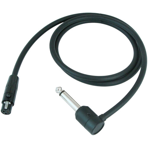 Cable Techniques LPG-LROUT Stage & Studio Premium TA3F 3-Pin Mini-XLR to Low-Profile Right-Angle 1/4" TS Cable (3')