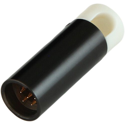 Cable Techniques LPS Low-Profile R/A TA5M Mini XLRM 5-Pin Cable Exit 6/12 O'Clock - 5mm/Large (White Cap)