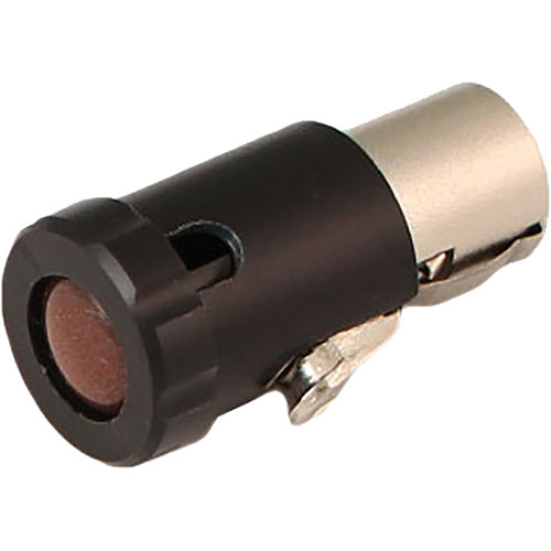 Cable Techniques Low-Profile Female TA5F Connector with 90-Degree Left Side-Exit (Brown)