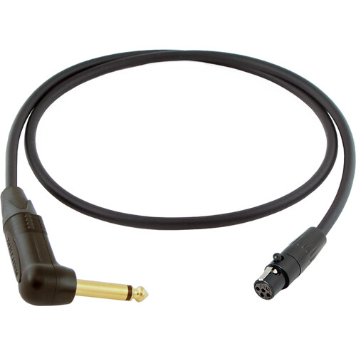 Cable Techniques Stage & Studio Premium Wireless Guitar Right-Angle to Straight Cable (3')