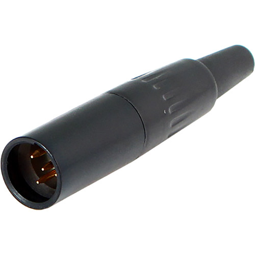 Cable Techniques CT-TA4M-K TA4M 4-Pin Male Mini-XLR Connector (Black)