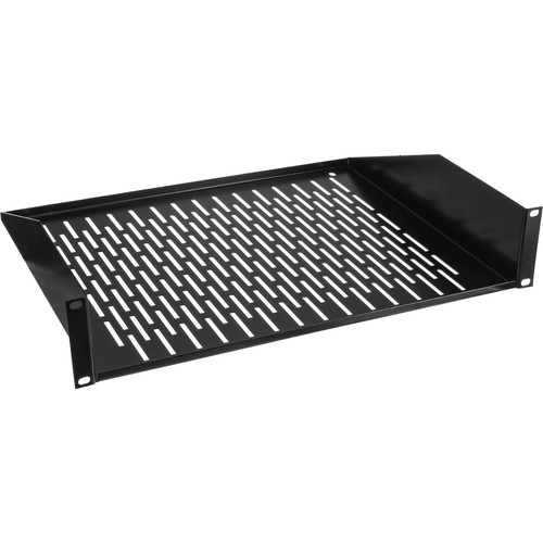 CableTronix Shelf-SLT 2-Space Slotted Rack Shelf (2 RU)
