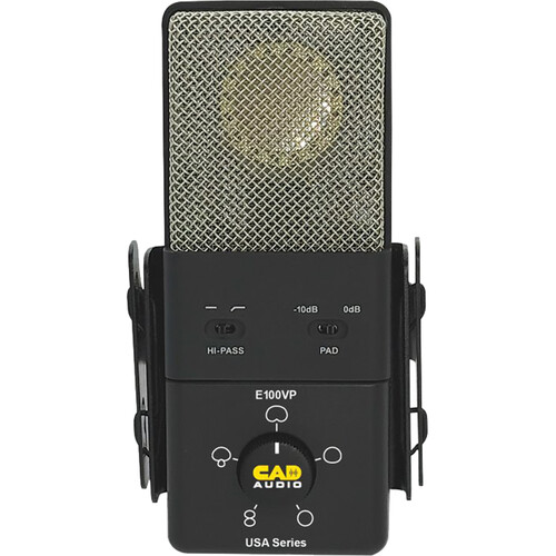 CAD E100VP USA Series Equitek Large-Diaphragm Variable Pattern Studio Condenser Microphone