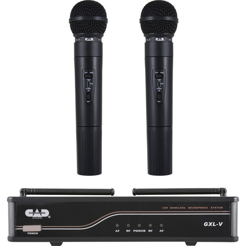 CAD VHF Dual Channel Handheld Wireless Microphone System (CH: J)