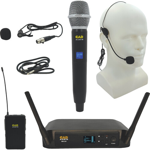 CAD WX120 Wireless Handheld and Bodypack Microphone System (550 to 590 MHz)