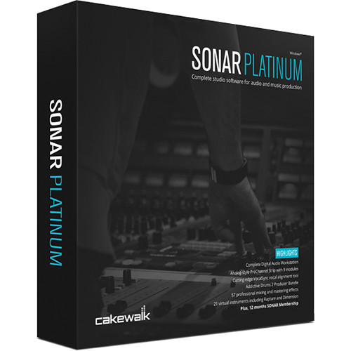 Cakewalk SONAR Platinum - Recording, Mixing, Mastering Software (Educational, Download)