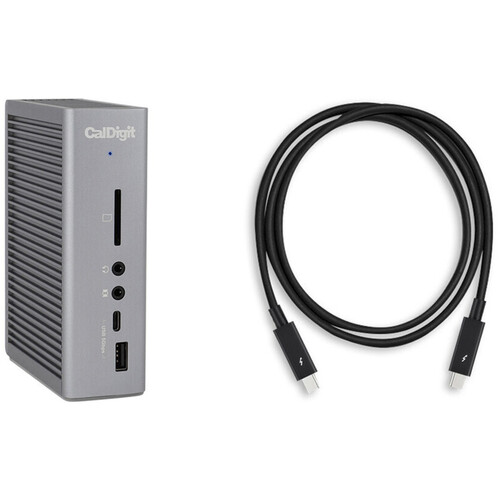 CalDigit TS3 Plus 15-Port Thunderbolt 3 Dock & Thunderbolt 3 Cable Kit