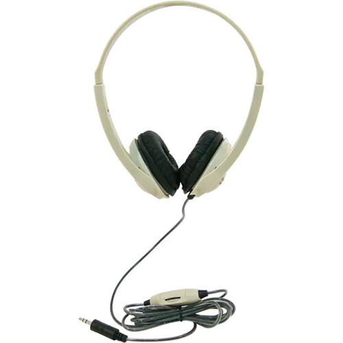 Califone 3060AV CT Multimedia On-Ear Stereo Headphones with 2-Layered Cord (Beige)