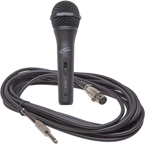 Califone DM-39 Handheld Dynamic Cardioid Microphone with 1/4" Plug