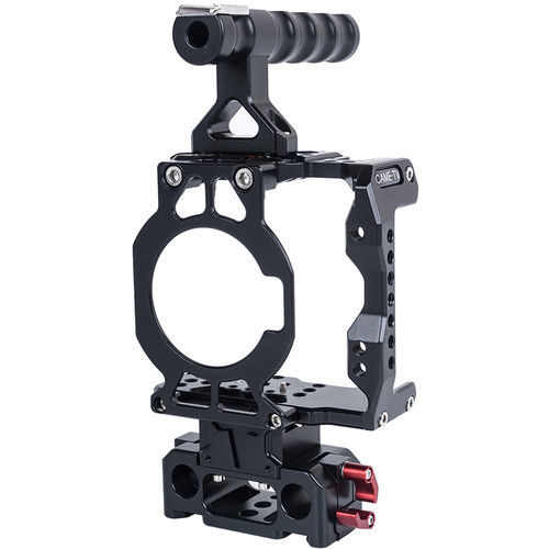 CAME-TV Half Cage with Front Plate, Top Handle & Rod Clamp for BMPCC 6K/4K