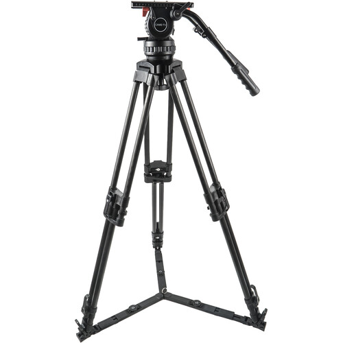 CAME-TV Carbon Fiber Tripod with Fluid Head