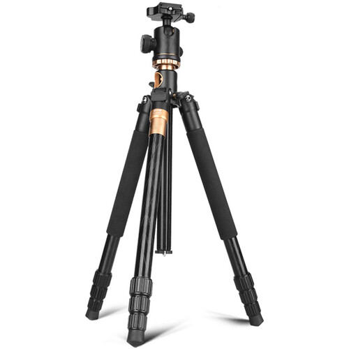 CAME-TV CTV-999H Aluminum Tripod with Arca-Type Ball Head, Horizontal Arm & Monopod