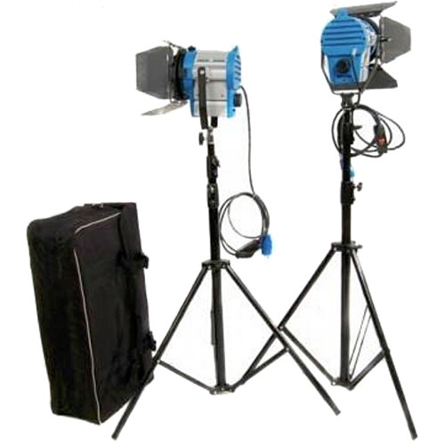 CAME-TV 650W Tungsten Fresnel 2-Light Kit
