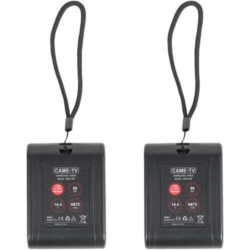 CAME-TV Mini 99 Lightweight V-Mount Battery (2-Pack)