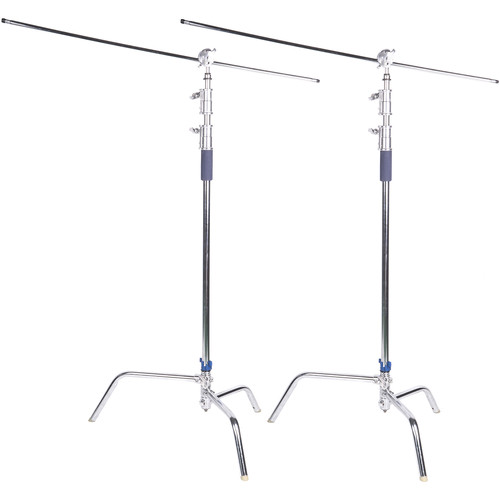 CAME-TV Studio Centry Detachable C-Stand with Grip Arm & Line Resizer (10.8', 2-Set)