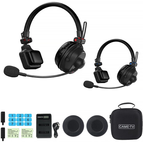 CAME-TV WAERO Pro Wireless Full-Duplex Intercom System with 1 Master & 1 Remote Headset (US: 1920 to 1930 MHz)