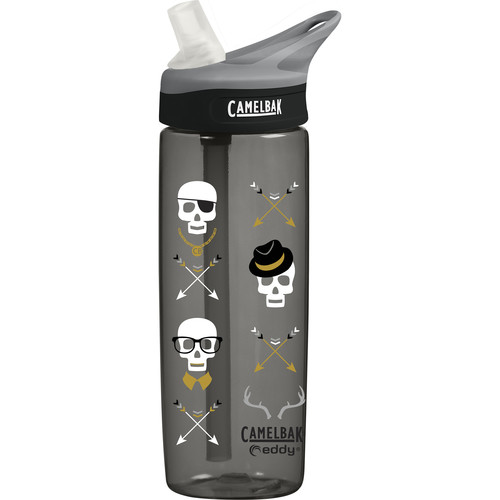 CAMELBAK eddy Water Bottle (20 fl oz, Hipster Skulls) 53848 B&H