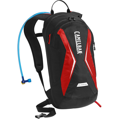 CAMELBAK Blowfish 18L Hydration Backpack with 2L Reservoir (Black/Racing Red)