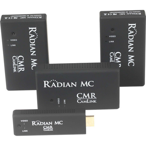 Camera Motion Research Radian MC - Multicast Wireless HDMI Set, 1 Transmitter, 3 x Receivers