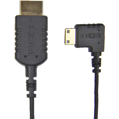 Camera Motion Research UFAR90C15 Thin Right-Angle Mini-HDMI to HDMI Cable (15")