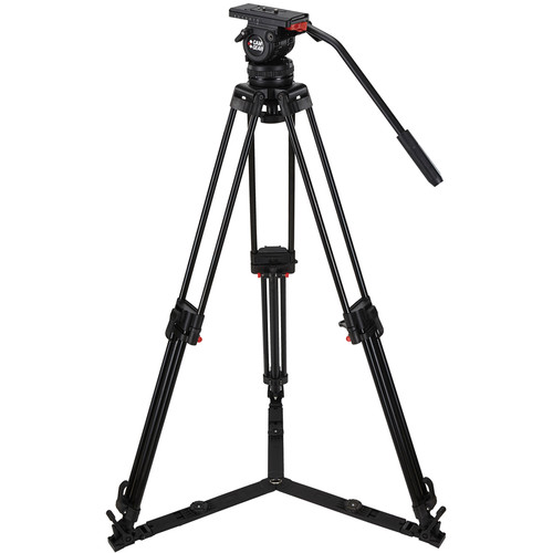 Camgear V10 AL Fluid Head and Aluminum Tripod Kit (100mm)