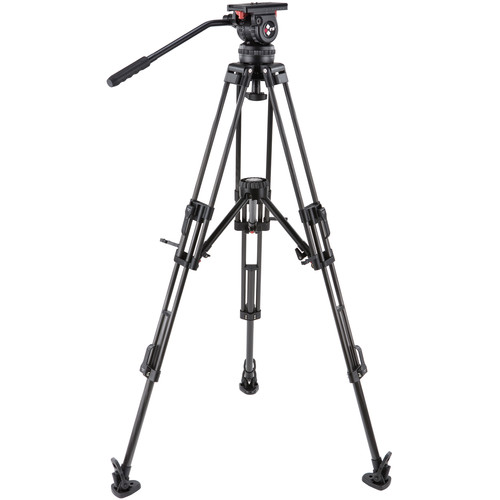 Camgear V10 CF MLS100 Fluid Head and Carbon Fiber Tripod Kit (100mm)
