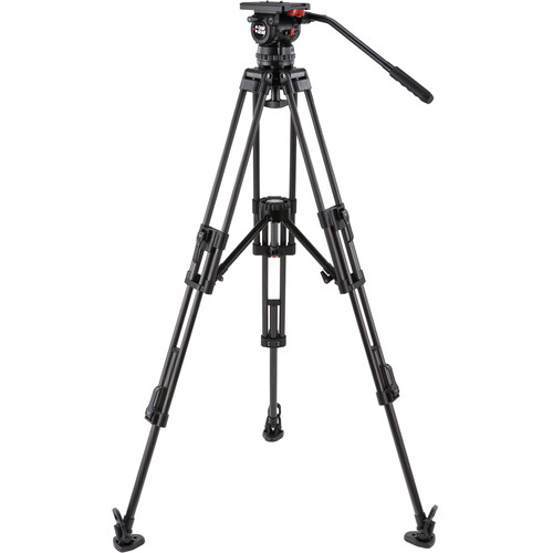 Camgear V15P CF MLS100 Fluid Head & Carbon Fiber Tripod Kit (100mm)